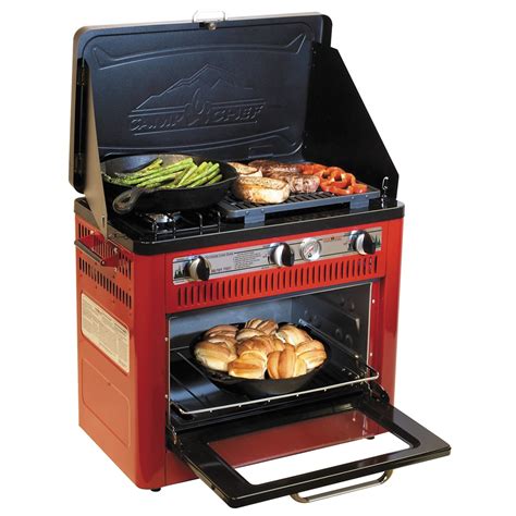 propane camp stove and oven